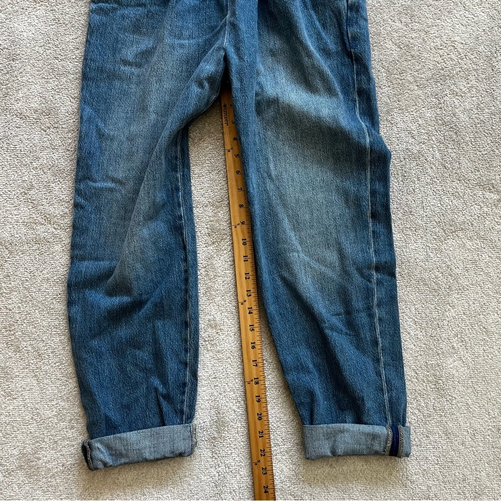 FRAME NWT MILITARY BAND PLEAST FRONT DENIM JUMPSUIT SIZE XS TRENDY STYLISH DATE - Picture 11 of 13